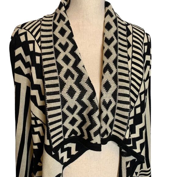 Staring at Stars Cardigan Womens Medium Draped Southwestern Print Long Sleeve - Picture 12 of 14